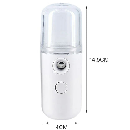 Mini Portable Wireless Sprayer for Car Home Office Rechargeable Small Personal Face Sprayer Cool Mist 30ml